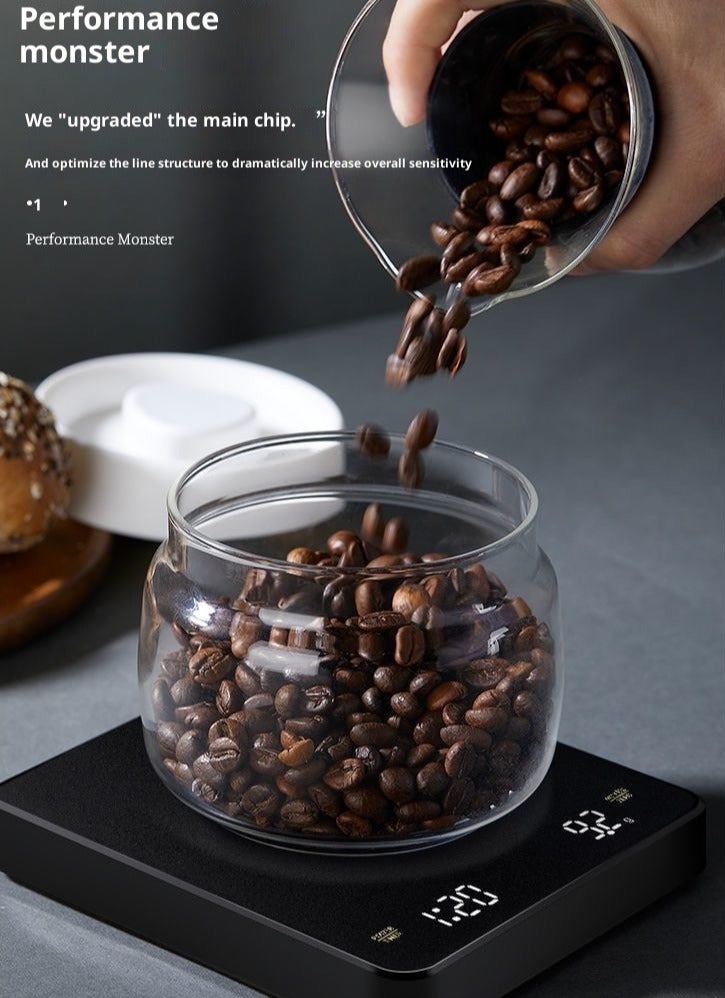 ميزان قهوة رقمي عالي الدقة 0.1 جم | وظيفة Тайمر | للخبز والتحضير - Image 4